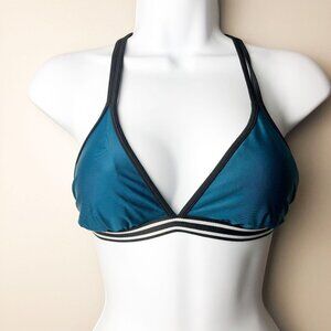 Xhilaration Striped Triangle Bikini Top